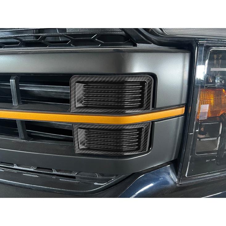 Украшение решетки переднего бампера автомобиля для Ford F150 Premium Edition 2022 2023, сетчатые гоночные решетки Honeycom, внешние