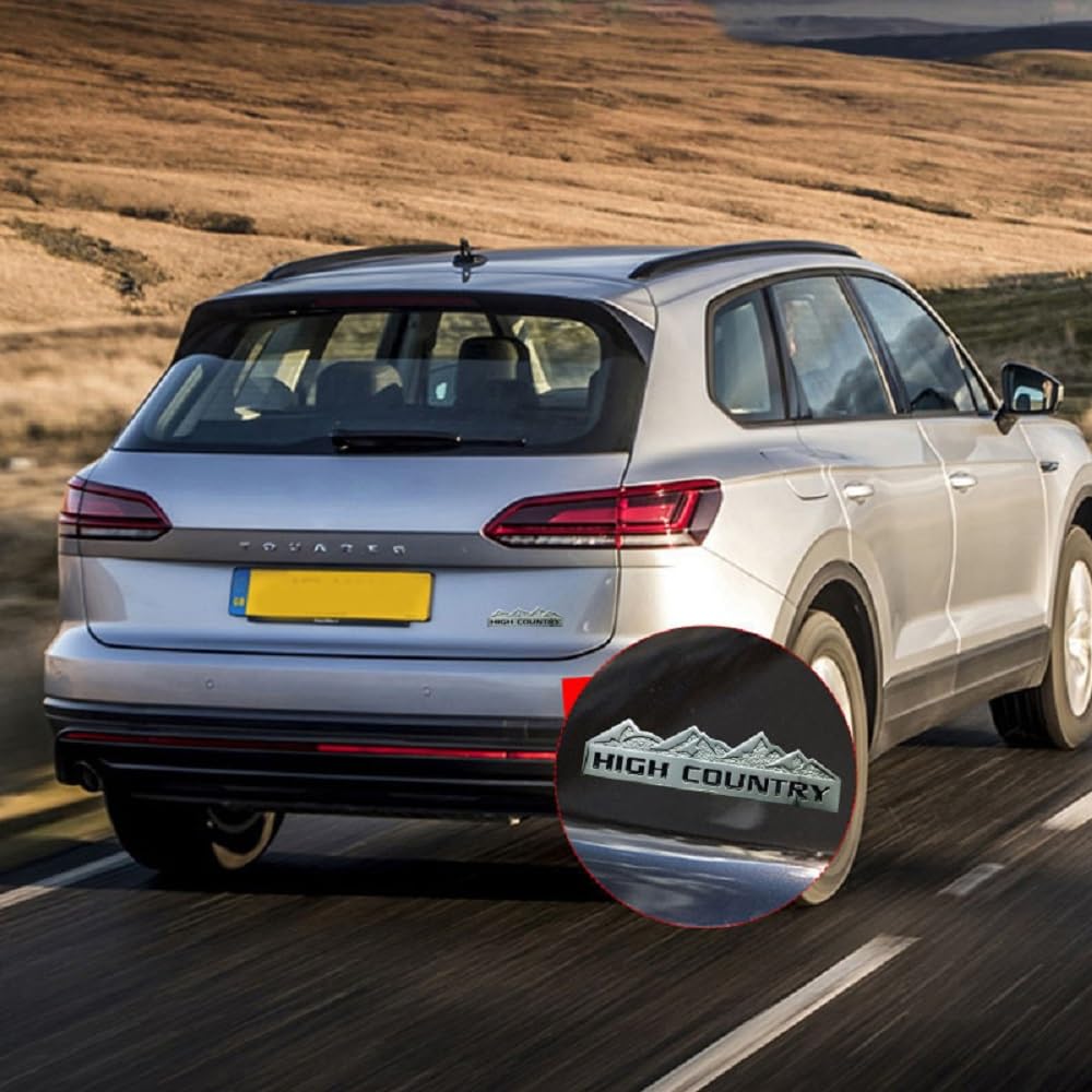 GETON Camping Outdoor 3D Emblem Metal Double-Sided Tape Easy To Install Universal Car Logo