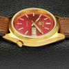 REFURBISHED VINTAGE SEIKO 5 AUTOMATIC 6309A JAPAN MENS RED DIAL WATCH A425910-2 RL620a-a425910