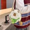 Cute Water Guinea Pig Girl Student Versatile Storage Mobile Phone Bag Plush Kapibara Crossbody Small Round Bag Female Ins