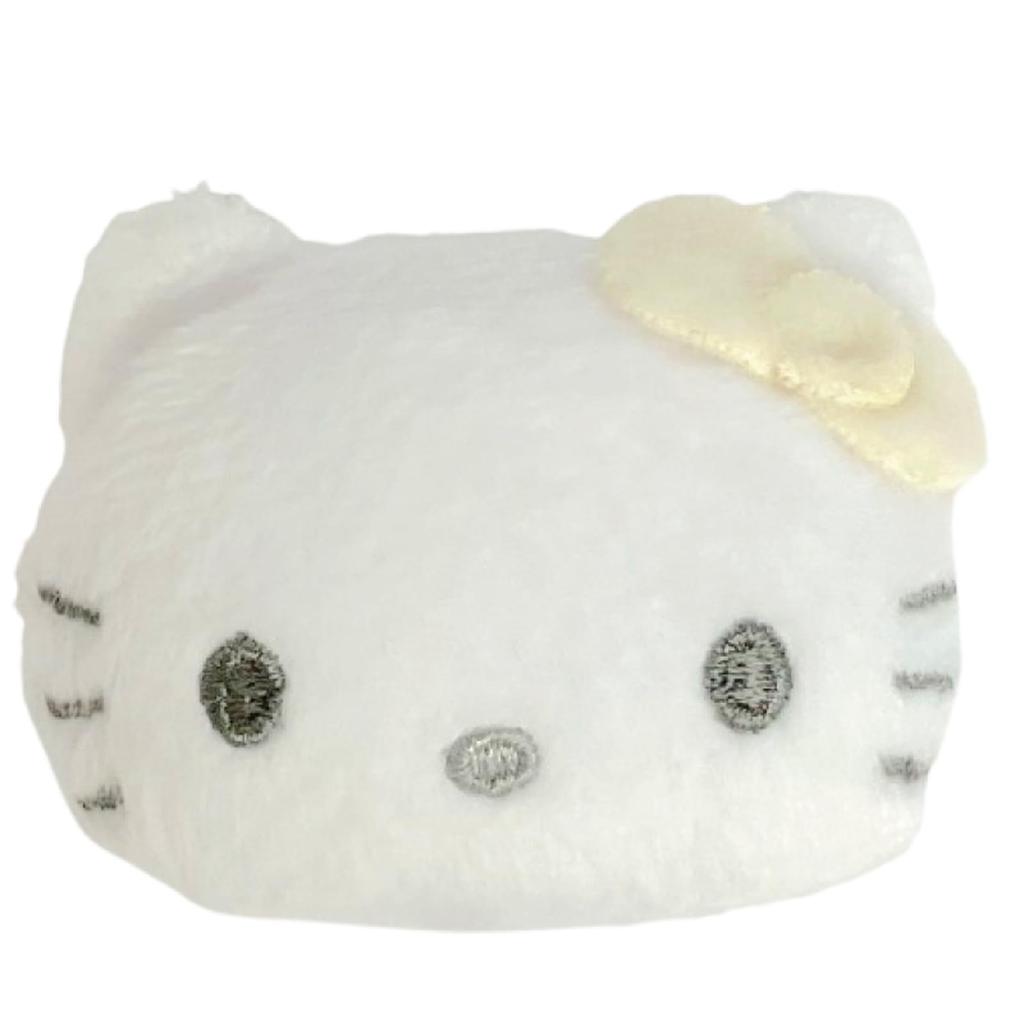 Nakajima Corporation Hello Kitty Color Variation Plush Badge (Pattern Cannot Be Selected) 203724-24 H7.5 X W7.5 X D2.6cm