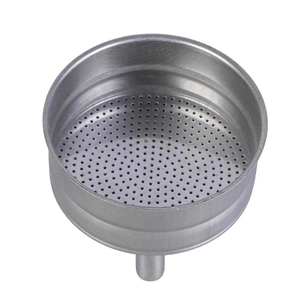 Удобная воронка для гейзерной кофеварки на 6 чашек, прочная сменная воронка из нержавеющей стали для гейзерной кофеварки, улучшающая вкус кофе