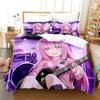 Bedding Set Single Twin Full Queen King Size Bed Set Adult Kid Bedroom Duvet cover Sets Anime parure de lit Bed Gotou Hitori