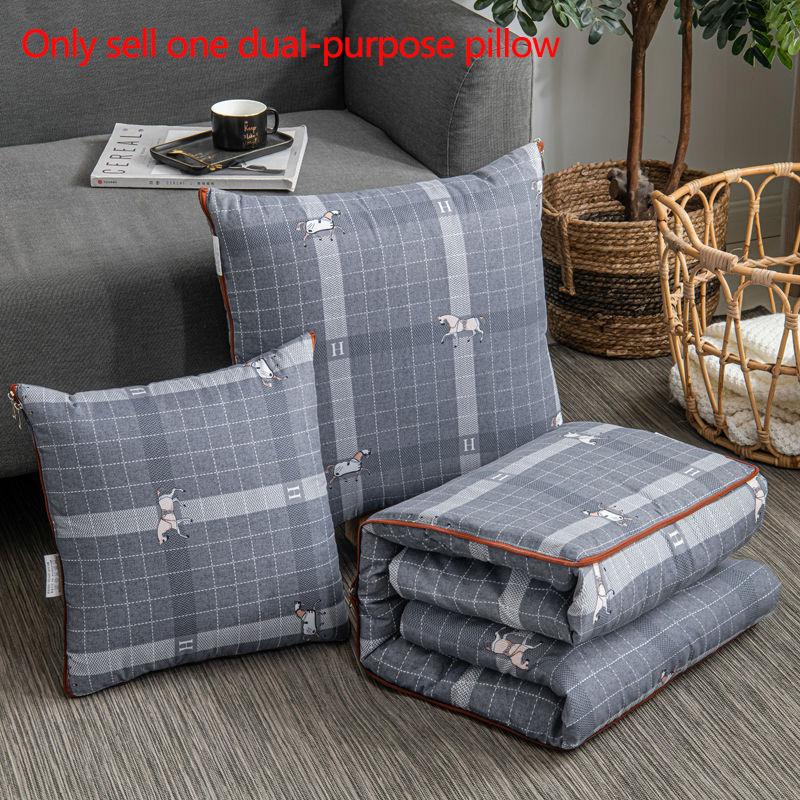 Подушка двойного назначения, переменное одеяло, автомобильная подушка для поясницы, подушка для домашнего дивана, мягкий расслабляющий артефакт