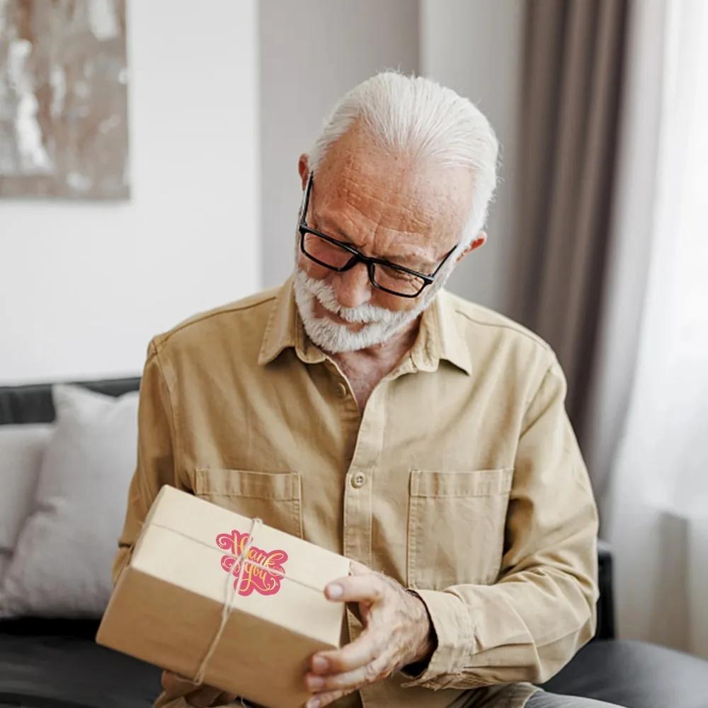 50pcs Unique Thank You Cards Business Greeting Cards Notes Decorative Stationery Festival Thank You Cards for Small Business