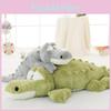 Плюшевая игрушка Крокодил Большая кукла Милый мультяшный Подушка для сна Кровать Подарок Девочка