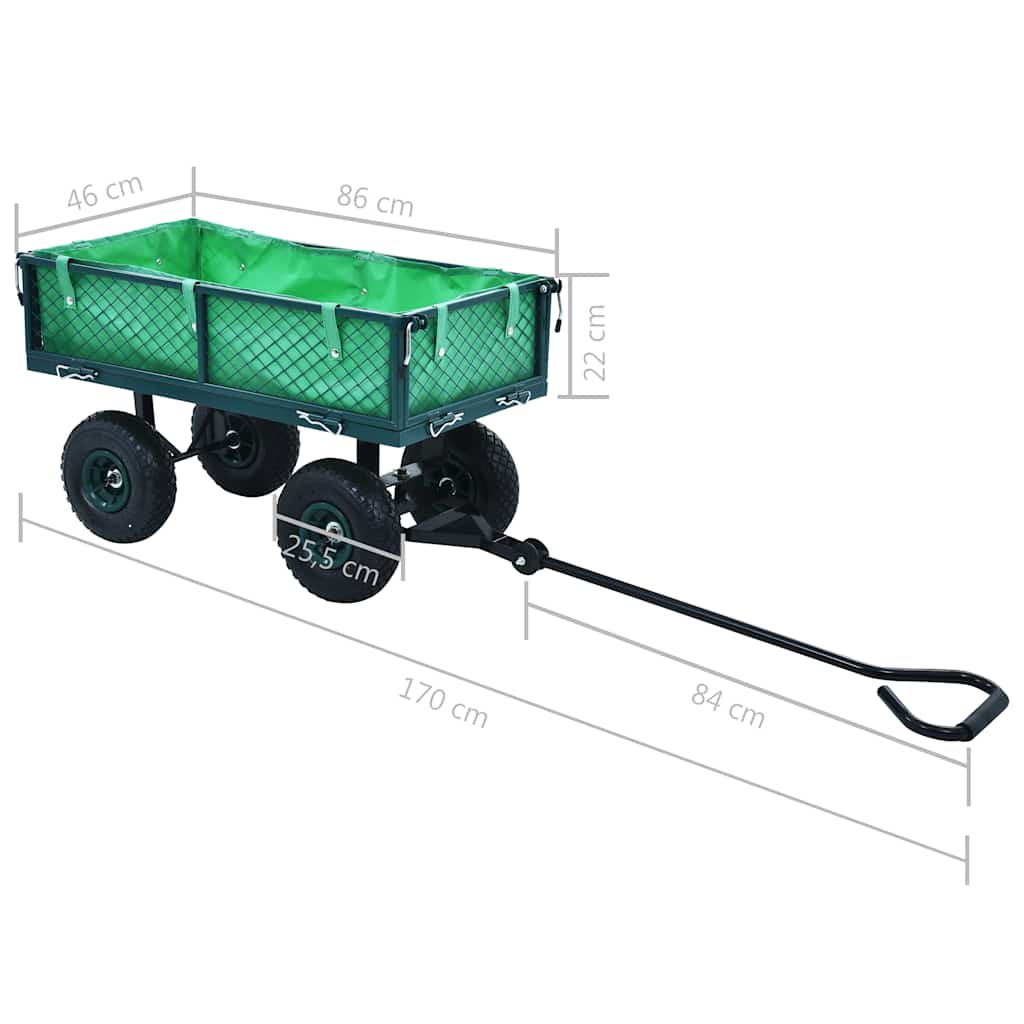 Garden Cart Green 250 kg
