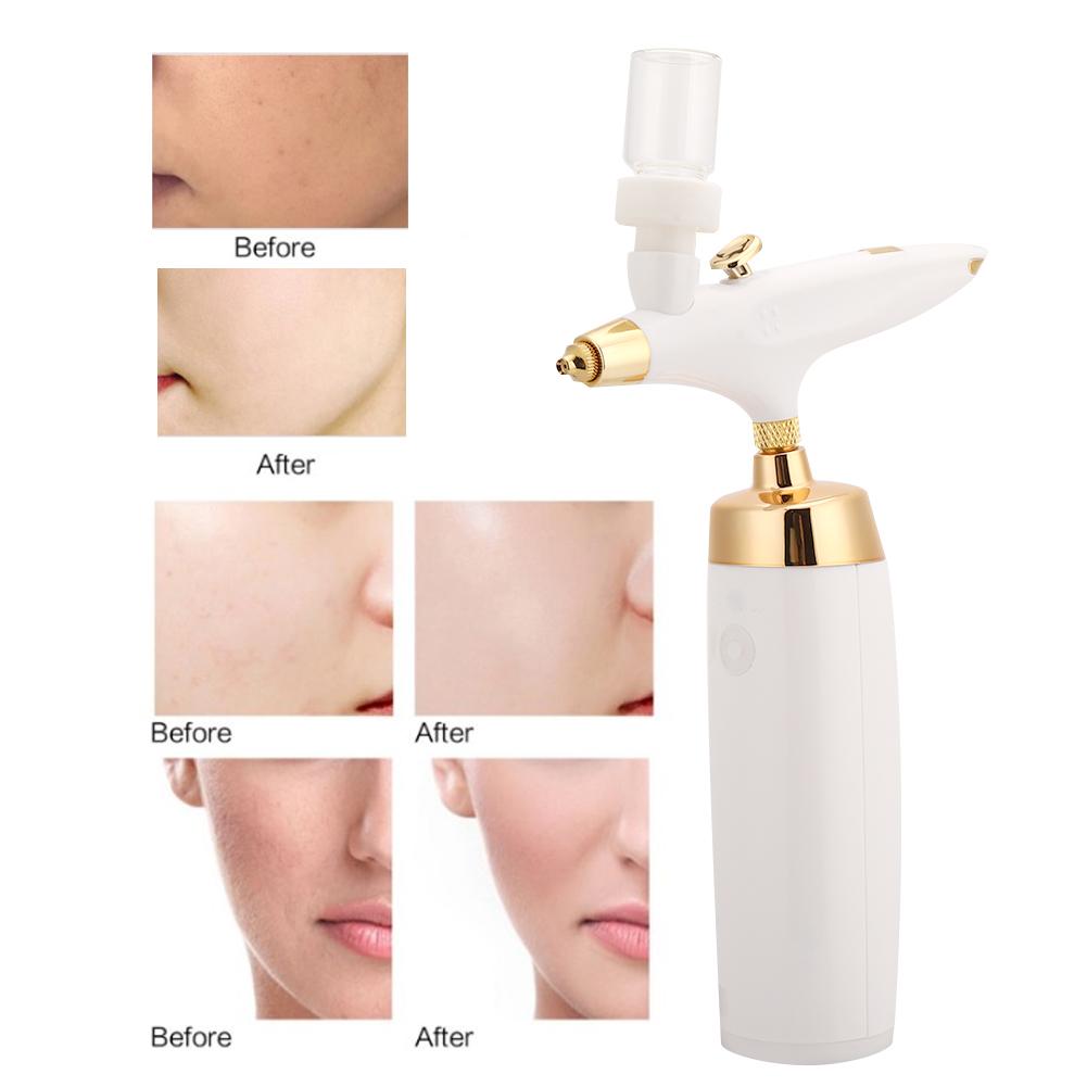 Ручной аппарат для увлажнения кожи с кислородной инъекцией, аэрограф, набор для татуировок, распылитель краски, белый