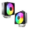 Воздушный кулер для процессора Cooler Master Hyper 212 Spectrum V3 с синхронизацией ARGB, 120-мм ШИМ-вентилятор, 4 медных тепловых трубки прямого контакта, высота 152 мм, для AMD Ryzen AM5/