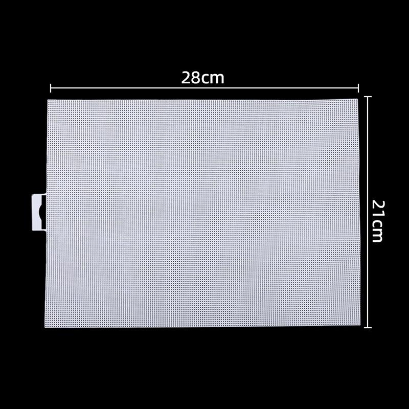 1pc Plastic Sheets 14Count Plastic Mesh Fabric Plastic Cross Stitch Canvas Eye Mesh For Embroidery DIY Handicraft Knit