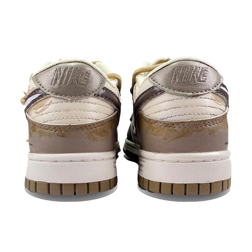 Nike Dunk износостойкие и легкие низкие кеды для скейтбординга унисекс коричневые HQ1175-240(Команда-726)-Случайные упаковочные пакеты