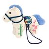 Cute Mini Horse Pendant Keychain Good Luck Horse Ornament Simulation Stuffed Animal Chinese Zodiac Horse Gift