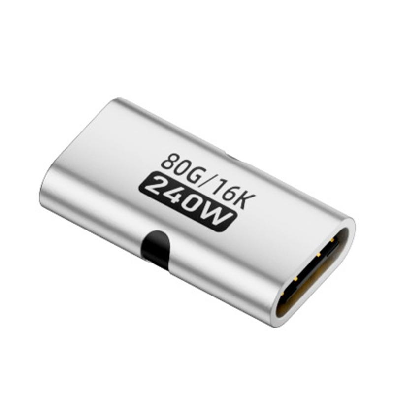 Адаптер USB4.0 со скоростью передачи данных 80 Гбит/с, Power Delivery 240 Вт, видео 8K@60 Гц для быстрого подключения, эффективной зарядки