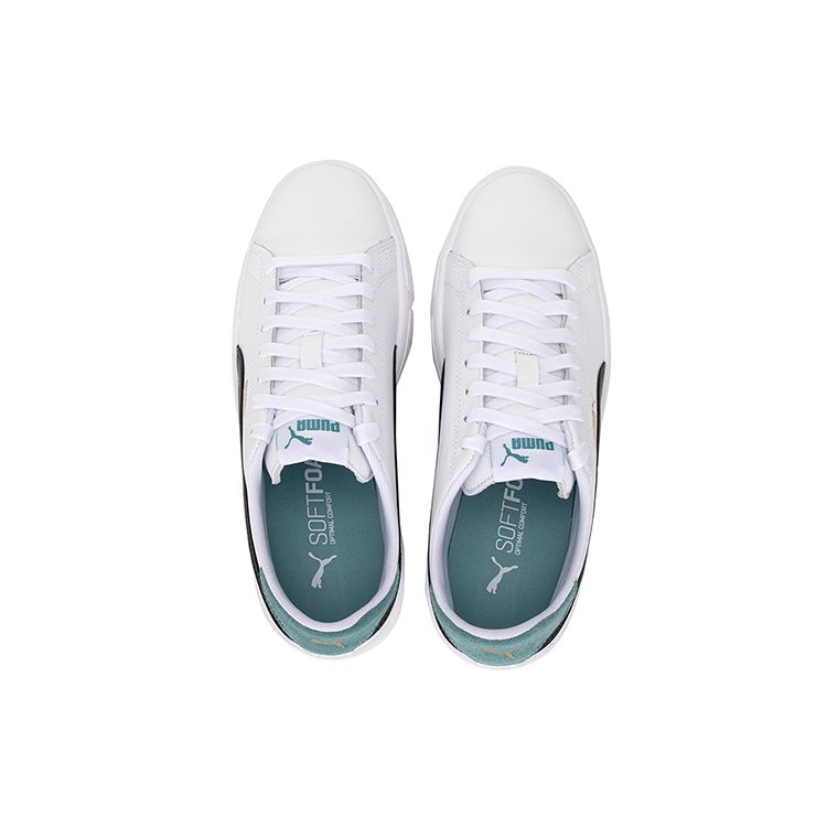 Puma Serve Pro Lite White Mineral Blue Unisex Sneakers Black Team-Gold 374902-14