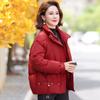 Зимняя новая модная короткая пуховая хлопковая одежда со стойкой воротником, женская одежда, свободная большого размера, утолщенная хлопковая куртка