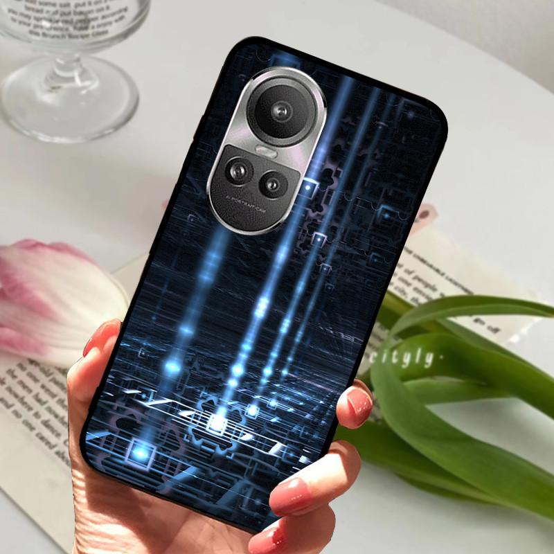 Чехол для Oppo Reno 10 5G CPH2531 Reno10 Ударопрочный Мягкий ТПУ Силиконовый Чехол для Телефона Для Oppo Reno 10 Pro 5G CPH2525 Funda Мультяшный