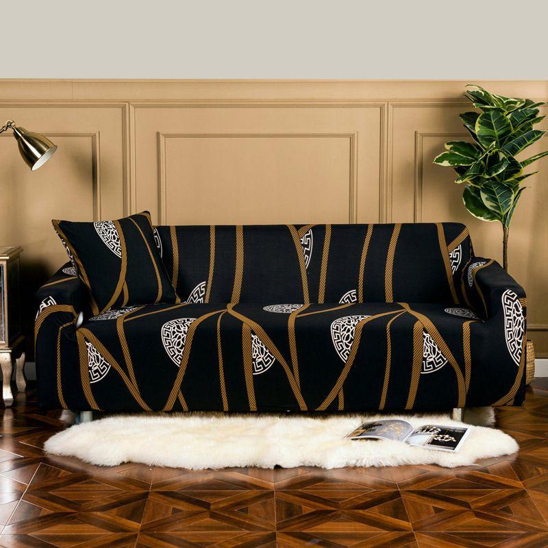 Универсальный чехол-накидка из мягкого эластичного материала «все включено» на 1-4 места для максимальной защиты дивана