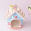 Убежище для хомяка Убежище для питомца Керамический декоративный домик Клетка Аксессуары Красочные животные