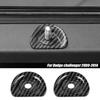 Interior Door Lock Pin Trim Cover Decor For Dodge Challenger 09-14 Carbon Fiber
