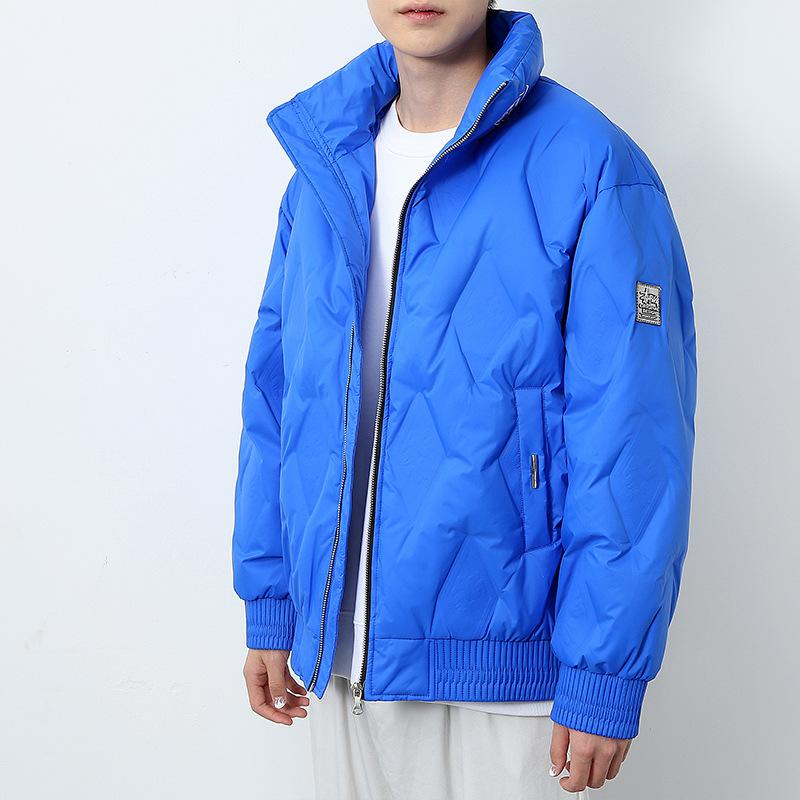 Мужская куртка-пуховик короткая тонкая зимняя теплая куртка для мужчин