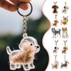 Dog Hair Storage Cute Pendant Keychain Bag Pendant Capsule Collection Pet Dog Hair Hair Storage A2P3