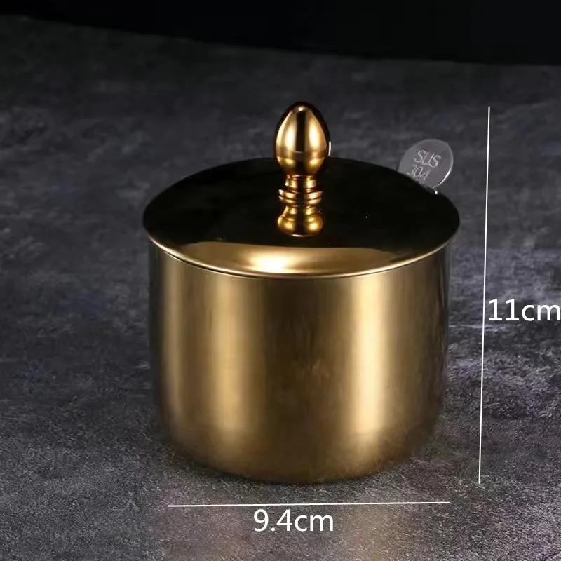 Золотой золотой 304 Коробка для приправ, стеклянная бутылка с крышкой и ложкой, емкость для ароматизаторов, бутылка для соуса, банка для специй, контейнер для хранения соли, соевый соус, миска