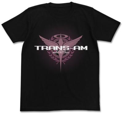 Футболка Mobile Suit Gundam 00, Размер XL, Trans-Am, Черная,