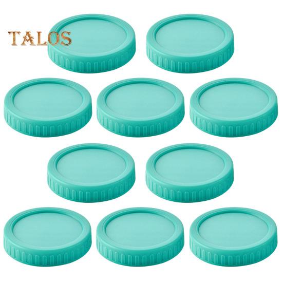 10 шт., 86 мм, крышка банки с широким горлышком, силиконовое уплотнение, воздухонепроницаемое пищевое качество, не содержит BPA, сверхмощная герметичная цветная универсальная круглая чашка, может покрыться