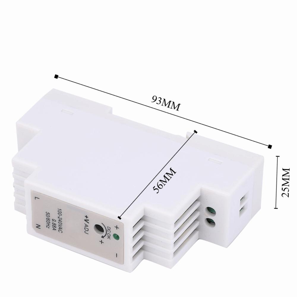 12V 1.25A 15W DIN Rail Power Supply DR-15-12 AC To DC Power Converter LED Strip