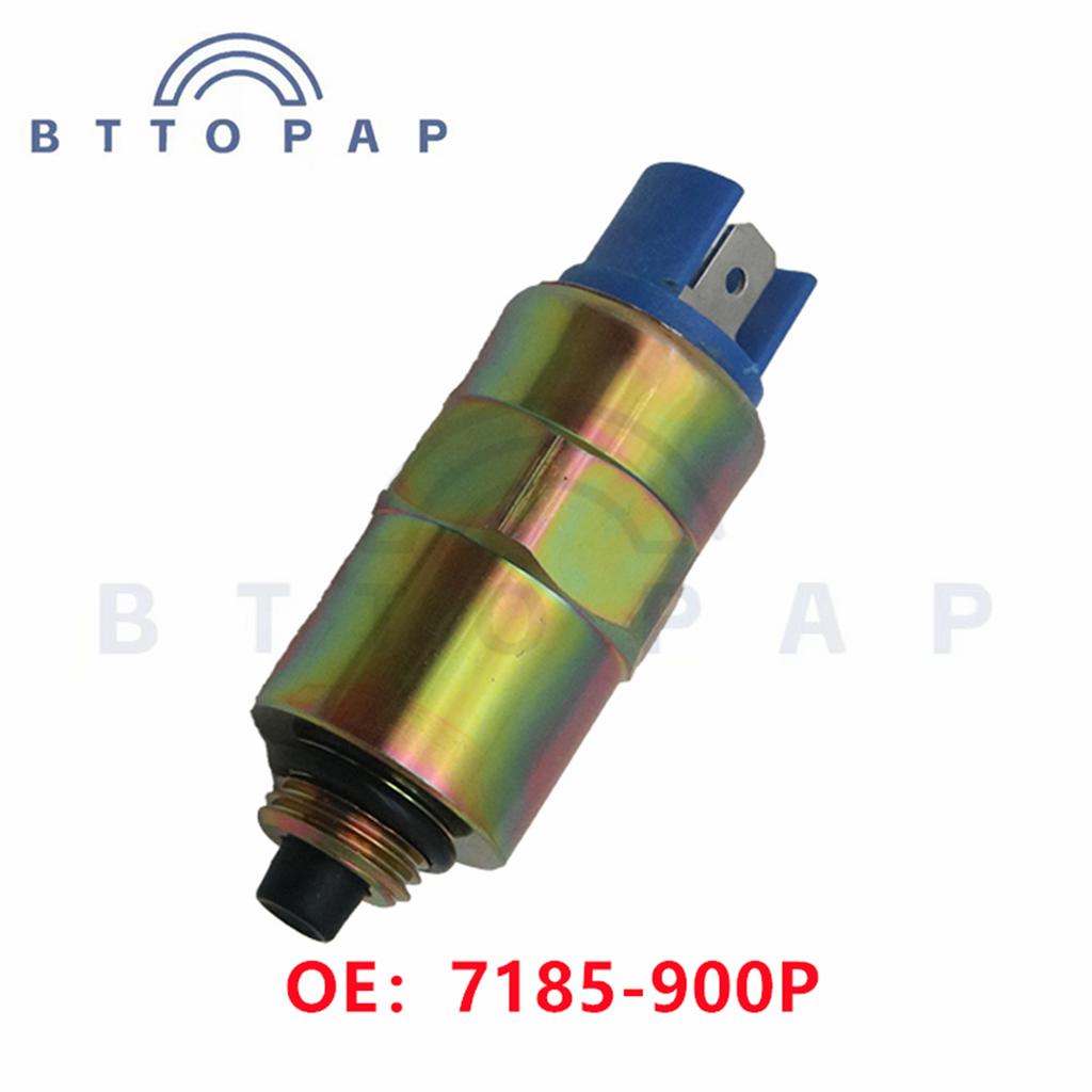 24V Fuel Shutoff Pump Solenoid 7167-620C HPS103 7185-900T 7185-900P 26420472 7167-620D Engines Components For Cav Dpa Dps Perkin