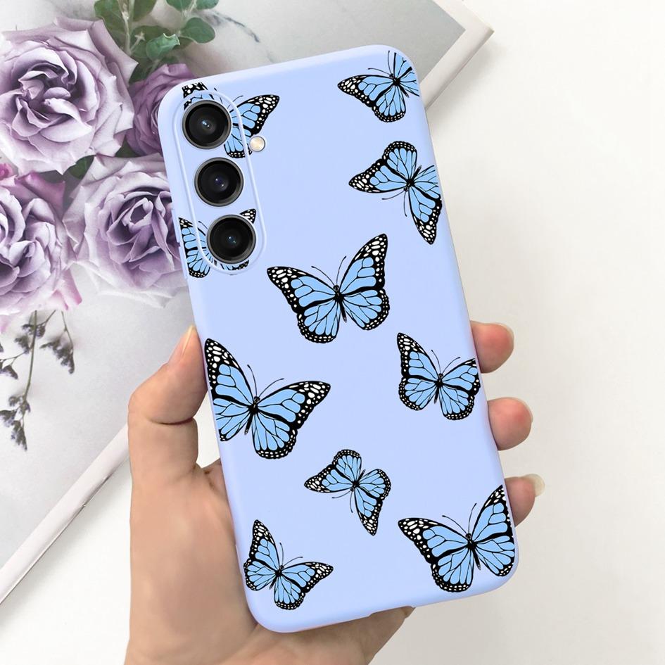 For Samsung A15 Case A05 A05S A25 4G Cover Cute Love Heart Butterfly Silicone Soft Fundas For Samsung Galaxy A15 SM-A155F Bumper