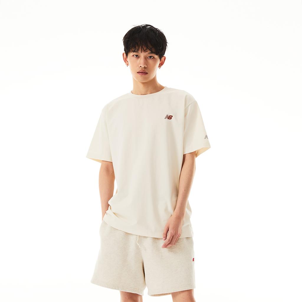 New Balance HyperSports Logo T-shirt Asia Sizing 'Cream' Unisex NEE25111-CRE