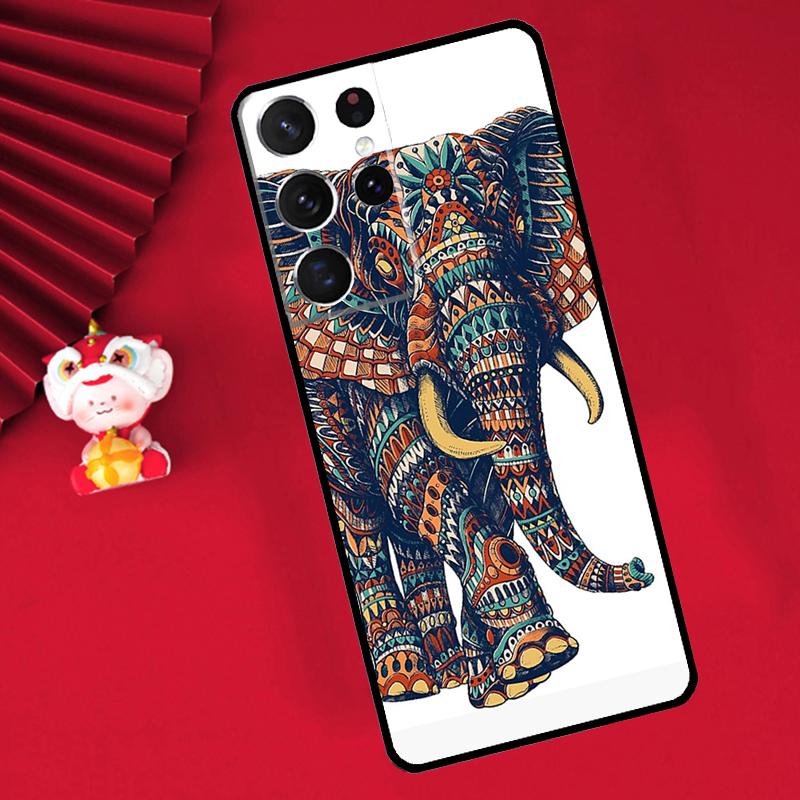 Baby Elephant Case For Samsung Galaxy S25 S26 Ultra S21 S22 S20 S23 S24 Ultra Plus S10 S25 FE Cover Funda