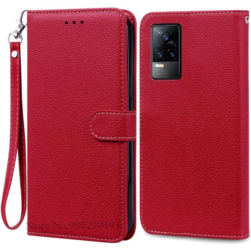 Чехол V21e для Vivo V21e, мягкий силиконовый чехол-кошелек с откидной крышкой из кожи для Vivo V21e, чехол для телефона Vivo V21e 4G, задняя крышка, корпус