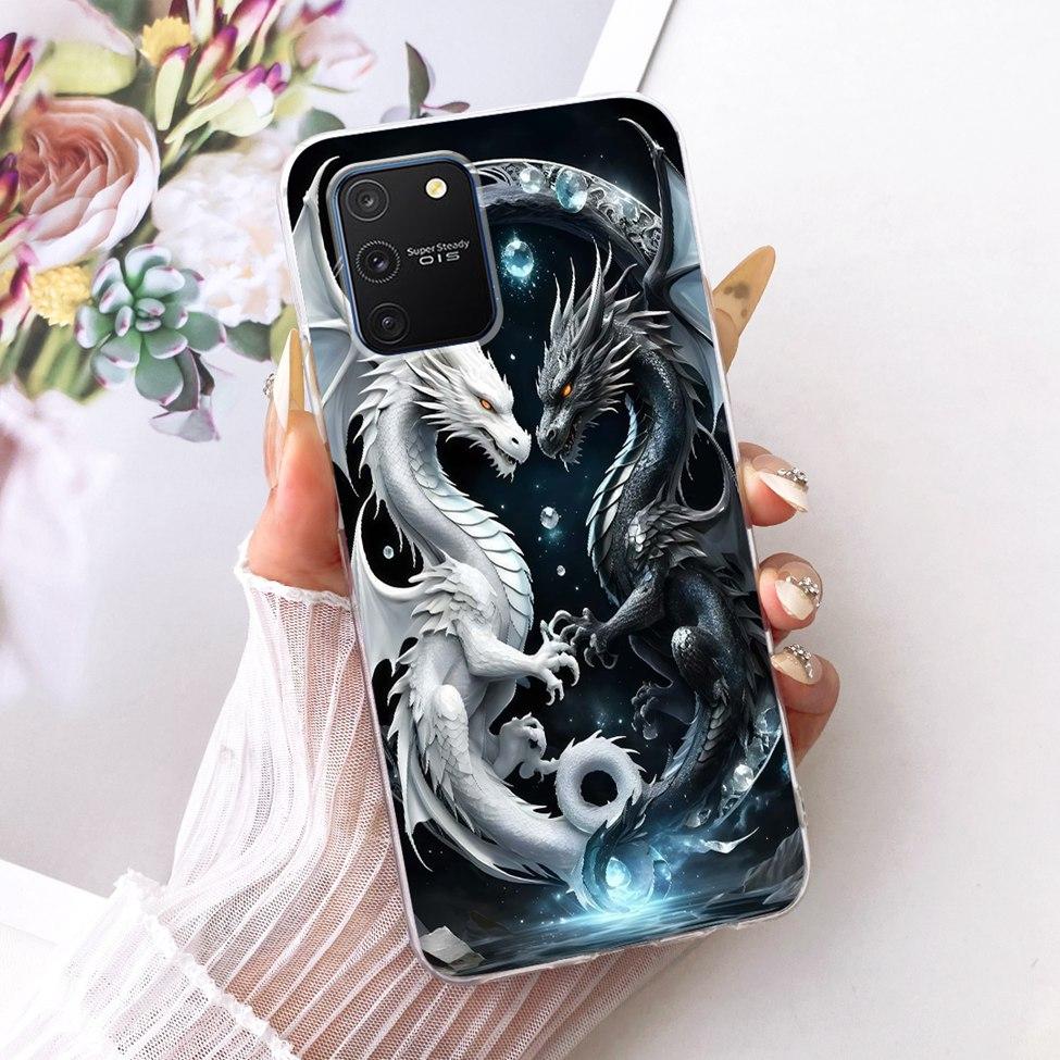 Clear For Samsung S10 Lite Case Cute Fashion Butterfly Funny Painted Casing For Samsung Galaxy S10 Lite SM-G770F SM-G770U1 Cover