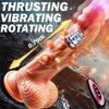 Выдвижной фаллоимитатор-вибратор Женский секс Реалистичный фаллоимитатор G-Spot Анальная стимуляция Фаллоимитатор с подогревом Секс-игрушки для взрослых Секс-игрушки для пар Фаллоимитатор Вибратор Женские игрушки