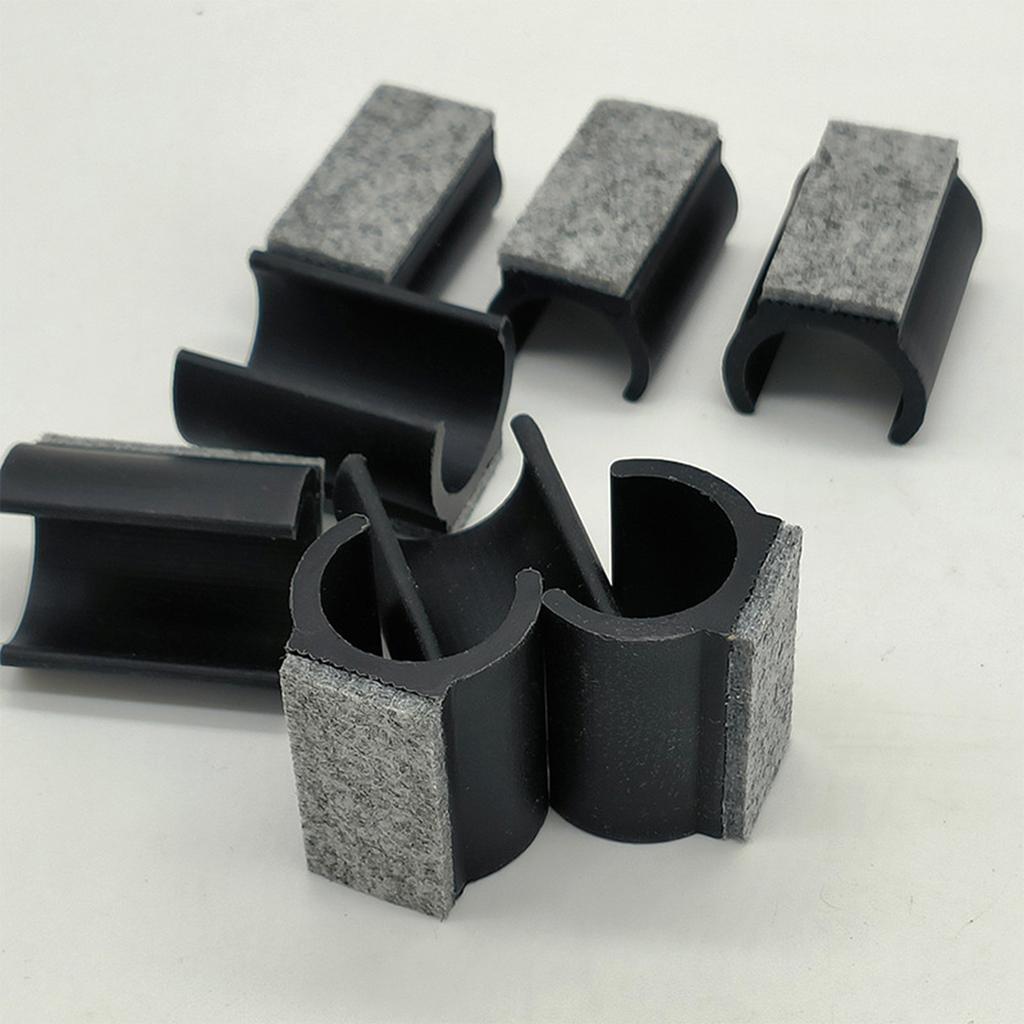 10 шт. полозьев для стульев с консолью защищают пол и снижают шум с помощью прочных войлочных материалов для ежедневного использования