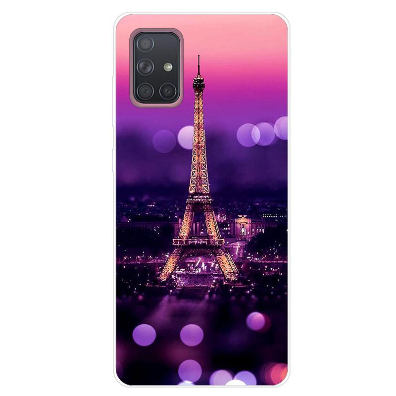 For Samsung Galaxy A51 A71 Case Soft Silicone Cute Cartoon Panda Phone Cases For Samsung A 51 A515F Galaxy A71 A715F Cover Funda