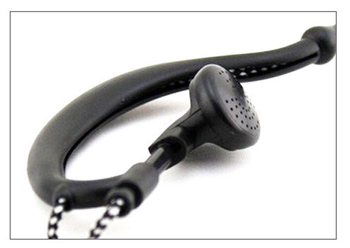2-контактная гарнитура-вкладыш с микрофоном для радиостанции Walkie Talkie