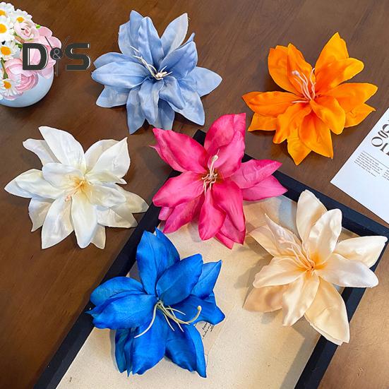 Заколка для волос с имитацией цветка, боковая челка, невыцветающая заколка, декоративная надежная женская заколка для волос, аксессуар для волос