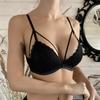 Sexy Women's Lace Cotton Underwear Without Steel Ring One-piece Beautiful Back Underwear with Chest Pad Sports Tube Top Bra