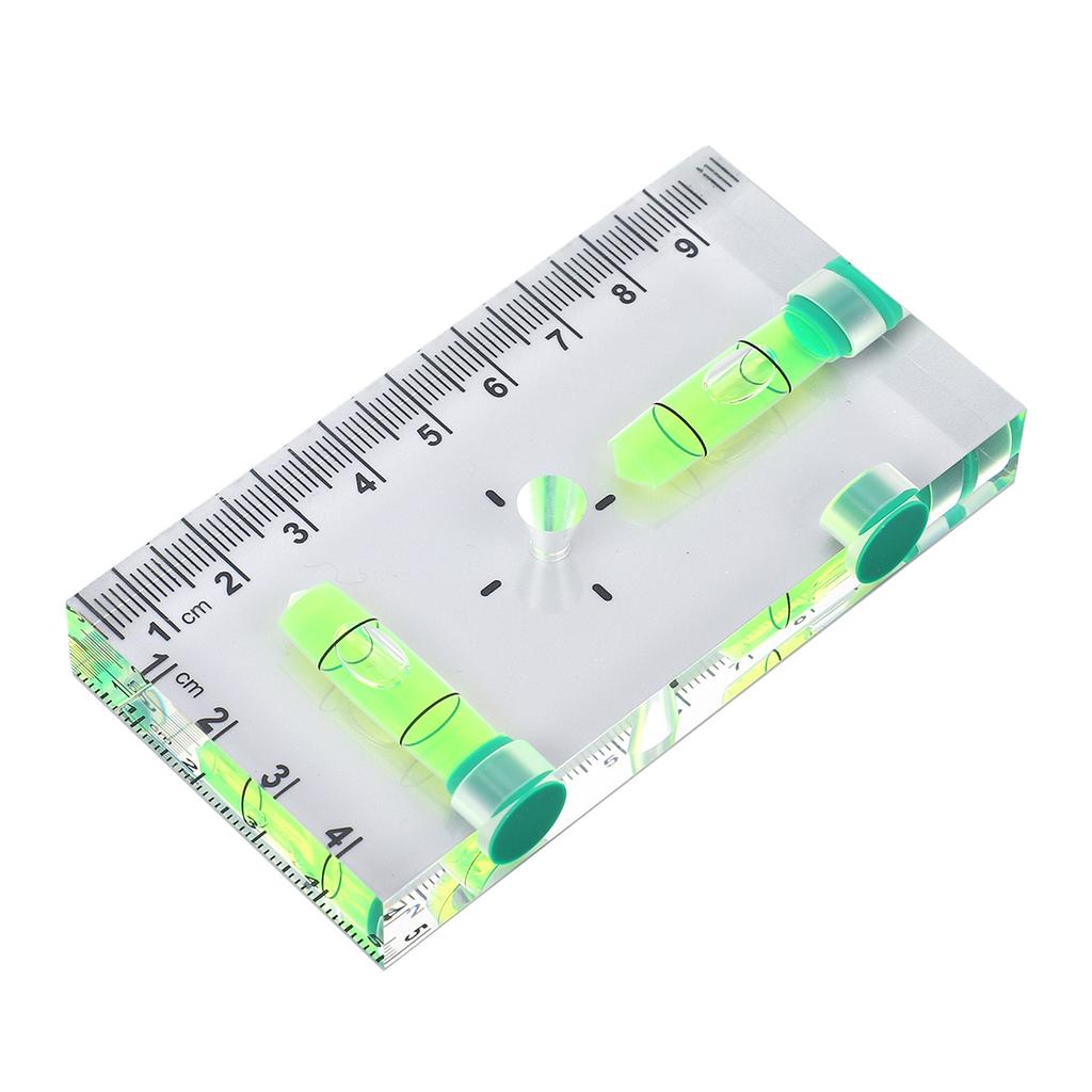 Мини Уровень с 3 Магнитами Компактный Акриловый Уровень для Горизонтальных и Вертикальных Измерений