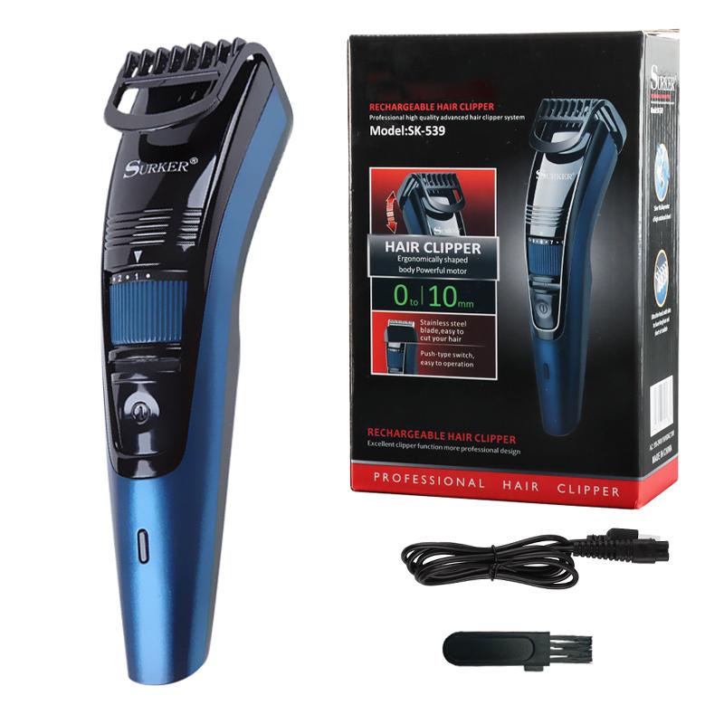Профессиональная машинка для стрижки волос 0,5-10 мм, регулируемый триммер для бороды, усов, триммер для щетины для мужчин, машинка для стрижки волос, перезаряжаемая