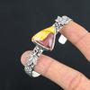 Daughters Day Sale 925 Silver Trillion Natural Mookaite Trendy Bangle Bracelet