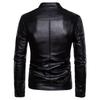 Men Leather Jacket Autumn Winter Fashion Motorcycle Style Male Business Casual Coat Western Mens Cowboy Jackets
