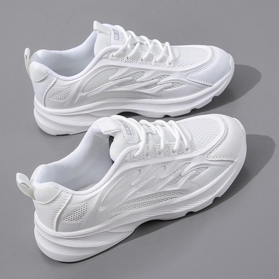 Running Shoes Women's Students 2025 New Trendy Women's Shoes Spring and Autumn Lightweight Soft Sole Shock Absorption Comfortable Sports Shoes Ins Tid