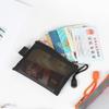 Nylon Mesh Cosmetic Bag ID Credit Card Holder Small Coin Purse Mini Zipper Pouch Mesh Storage Bags
