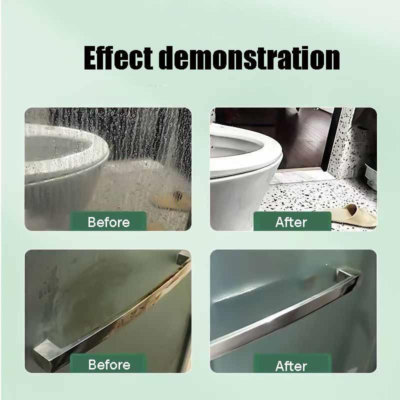 Универсальное средство для чистки ванной комнаты Мощный спрей для удаления накипи Туалет Смеситель Плитка и Стекло - Многофункциональный инструмент для чистки ванны и душа