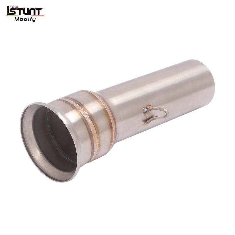 For Super Duke R 1050 1090 1190 1290 ADV Motorcycle Exhaust Modified stainless steel Middle Link Pipe Connection 51mm Muffler