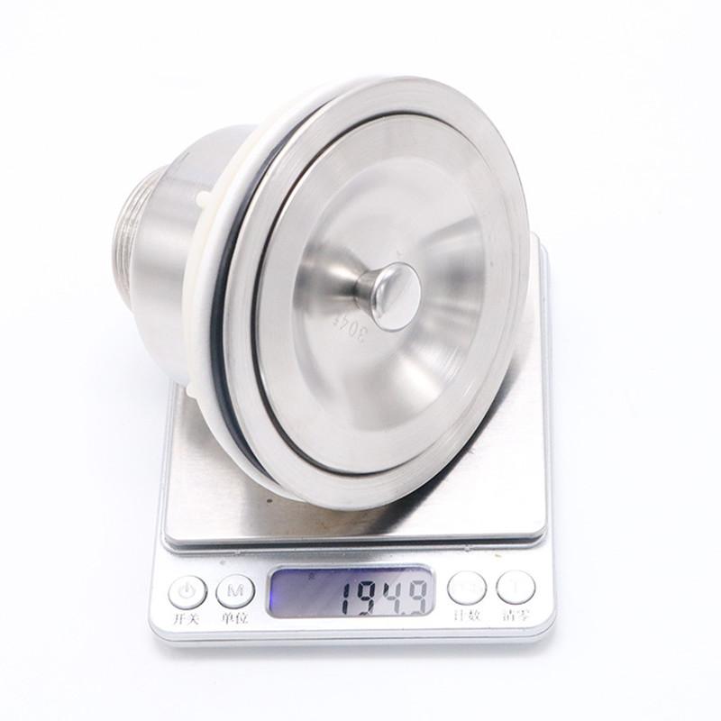 1 шт. слив для раковины из нержавеющей стали для кухонной раковины, подъемный слив, прочный и долговечный